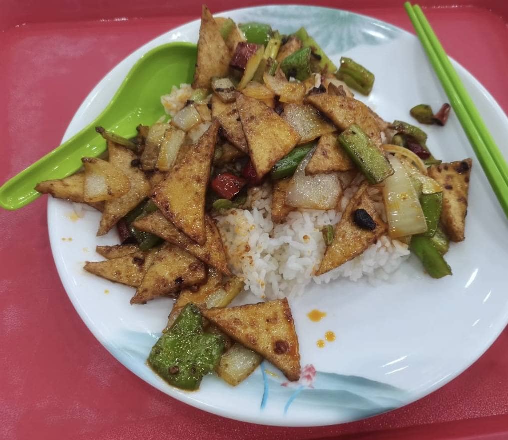 千页豆腐盖饭