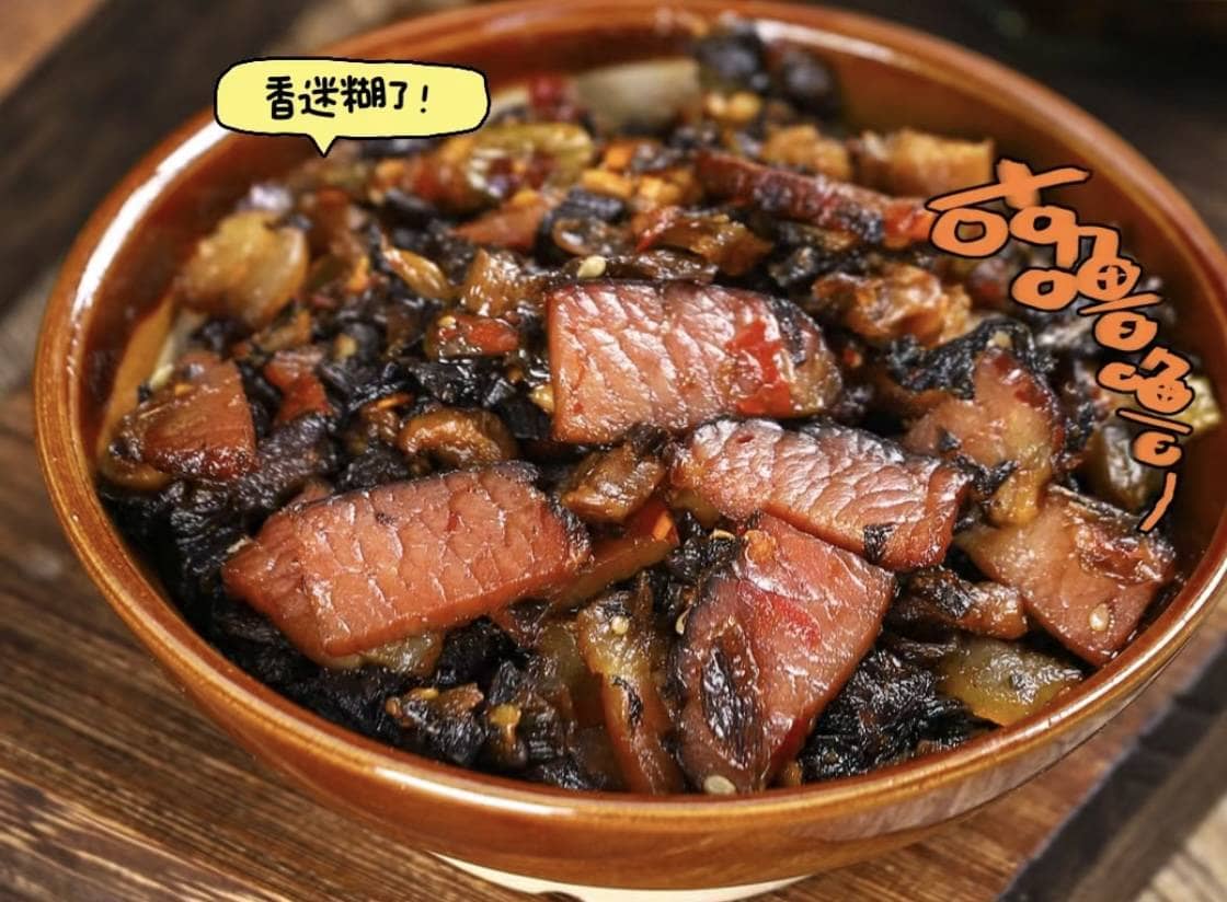 川味腊肉盖饭